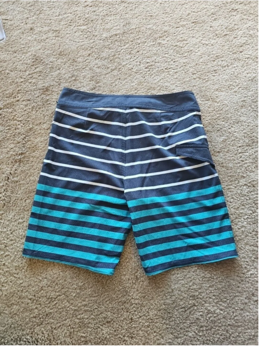 Volcom Boys Boardshorts Black Logo Pocket Drawcord Size 29 NEW